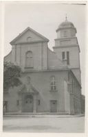 Soldau, Kreis Neidenburg Soldau, Markt, Evangelische Kirche 