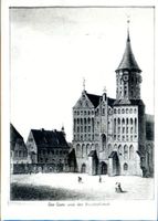 Königsberg (Pr.), Stadtkreis Königsberg Königsberg (Pr.), Dom, Lithographie III - 2 Königsberg, Dom