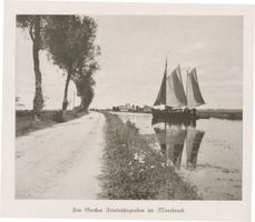  Großer Friedrichsgraben im Moosbruch, Fischerkahn 