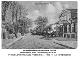 Heinrichswalde Kr. Elchniederung, Kreis Elchniederung Friedrichstraße