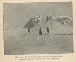  Kurisches Haff, Eisschiebungen am Ufer des Kurischen Haffs 