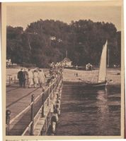 Rauschen Kr. Samland, Kreis Samland Rauschen Kr. Samland, Blick vom Seesteg Rauschen, Strand