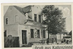 Dreifelde, Kreis Johannisburg Kallenzinnen, Gasthaus von Reinhold Sczesny 