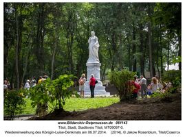 Tilsit, Stadt, Stadtkreis Tilsit   Tilsit, Park Jakobsruh, Königin-Luise-Denkmal