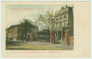 Königsberg (Pr.), Stadtkreis Königsberg Königsberg, Haus des kommandierenden Generals des 1. Armee-Corps Königsberg, nicht verortete Bildmotive