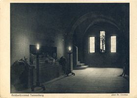 Hohenstein Kr. Osterode, Stadt, Kreis Osterode Hohenstein i. Ostpr., Reichsehrenmal Tannenberg, das Soldatengrabgewölbe III Hohenstein, Tannenberg-Nationaldenkmal