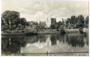 Allenstein, Stadtkreis Allenstein Allenstein - Olsztyn, Stadtpark und Stadtteilansicht Allenstein, Stadtwald