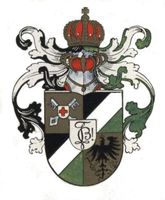 Königsberg (Pr.), Stadtkreis Königsberg Königsberg (Pr.), Wappen der Kath. Studentenvereins Borussia Königsberg im KV Кёнигсберг (Пр.), герб католического студенческого союза «Боруссия» Кёнигсберг в KV