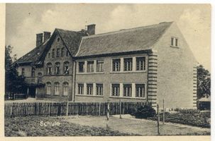 Puppen,  Ort, Kreis Ortelsburg Puppen, Schule 