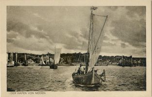 Nidden, Kreis Memel Nidden, Der Hafen von Nidden III 