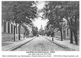 Lyck, Stadt, Kreis Lyck Hindenburgstraße (fr. Bahnhofstraße) 53