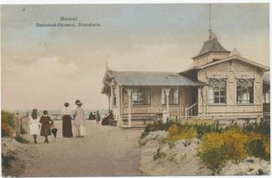 Seebad-Försterei, Kreis Memel Seebad-Försterei, Strandhalle III Зеебад-Фёрстерай, пляжный павильон, III