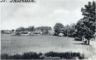 Groß Skirlack, Kreis Angerapp Groß Skirlack, Dorfpartie Гросс-Ширлак, вид деревни