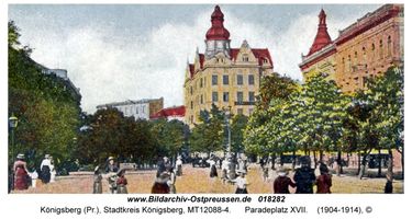 Königsberg (Pr.), Stadtkreis Königsberg Paradeplatz