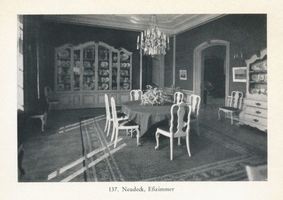 Neudeck, Kreis Rosenberg Neudeck, Gutshaus, Esszimmer 
