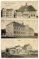 Schloßberg, Kreisstadt, Kreis Schloßberg Pillkallen, Kreisstadt, Villa Riegert und Rathaus, Schule, Gasanstalt Пиллкаллен, окружной центр, вилла Ригерта и ратуша, школа, газовый завод