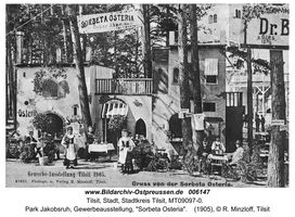 Tilsit, Stadt, Stadtkreis Tilsit   Tilsit, Park Jakobsruh, Gewerbeausstellung 1905