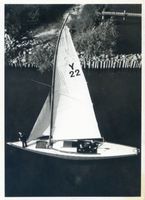 Lötzen, Stadt, Kreis Lötzen Lötzen, Segelboot 