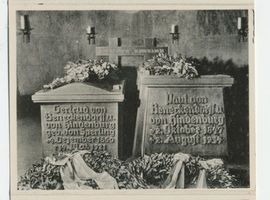 Hohenstein Kr. Osterode, Stadt, Kreis Osterode Hohenstein i. Ostpr., Reichsehrenmal Tannenberg, Sakrophage Hindenburgs und seiner Frau Hohenstein, Tannenberg-Nationaldenkmal
