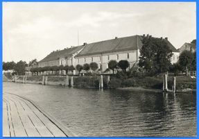 Tapiau, Kreis Wehlau Tapiau, Ordensschloss (Burg) an der Deime I 