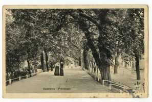 Gumbinnen, Stadt, Kreis Gumbinnen Gumbinnen, Promenade Гумбиннен, променада
