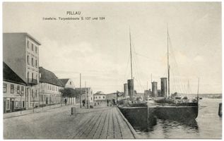Pillau, Seestadt, Kreis Samland Pillau, Seestadt, Torpedoboote S. 107 und 124 I Pillau, Schiffe in Pillau