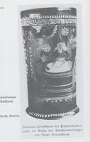 Königsberg (Pr.), Stadtkreis Königsberg Königsberg, Prunkglas der Papiermacherzunft (gemalt), 