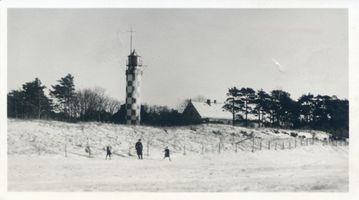 Memel, Stadt, Stadtkreis Memel Memel, Strandvilla, Roter Leuchtturm III 
