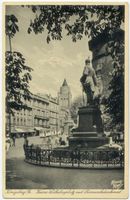 Königsberg (Pr.), Stadtkreis Königsberg Königsberg, Kaiser Wilhelm Platz mit Bismarckdenkmal II Кёнигсберг, площадь Кайзера Вильгельма с памятником Бисмарку, II