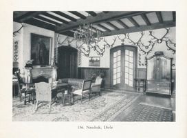 Neudeck, Kreis Rosenberg Neudeck, Gutshaus, Diele 