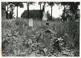 Prossitten, Kreis Rößel Prossitten, Ehemaliger deutscher Friedhof 