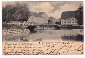 Angerburg Kr. Angerburg, Stadt, Kreis Angerburg Angerburg, Partie an der Angerapp II 