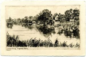 Angerburg Kr. Angerburg, Stadt, Kreis Angerburg Uferpromenade