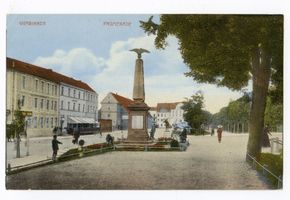 Gumbinnen, Stadt, Kreis Gumbinnen Hindenburgstraße (fr. Lindenstraße) Gumbinnen, Promenade II Гумбиннен, променада, II
