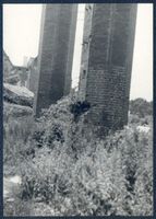 Braunsberg Kr. Braunsberg, Kreis Braunsberg Braunsberg, Kath. Pfarrkirche, Ruine, Säulen am hohen Chor Ostpreußen, Zweiter Weltkrieg und das Ende