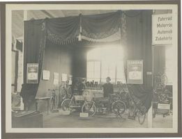 Tilsit, Stadt, Stadtkreis Tilsit  Tilsit, Gewerbeausstellung, Aussteller: Corona-Fahrradwerke Brandenburg 