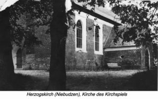 Herzogskirch, Kreis Gumbinnen Herzogskirch, Kirche des Kirchspiels 