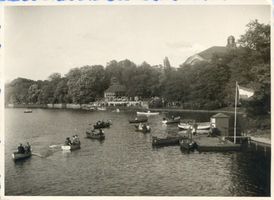 Königsberg (Pr.), Stadtkreis Königsberg Königsberg, Schlossteich mit Stadthalle XVIII Königsberg, Stadthalle