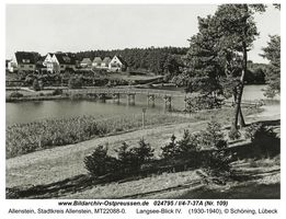 Allenstein, Stadtkreis Allenstein  Allenstein, am Langsee