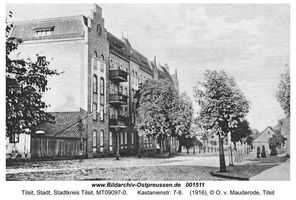 Tilsit, Stadt, Stadtkreis Tilsit Kastanienstraße 7-8