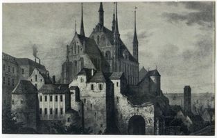 Frauenburg, Kreis Braunsberg Frauenburg, Dom, Nach altem Stich Frauenburg, Dom