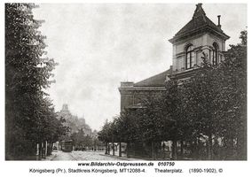 Königsberg (Pr.), Stadtkreis Königsberg Theaterplatz