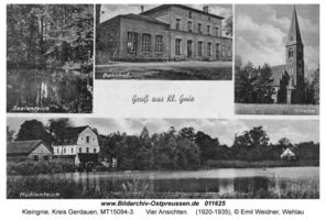 Kleingnie, Kreis Gerdauen 