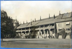 Königsberg (Pr.), Stadtkreis Königsberg Königsberg (Pr.), Schloßhof mit Blutgericht IV Königsberg, Weinrestaurant  Blutgericht  im Schloß