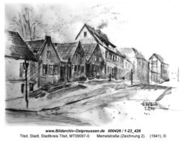 Tilsit, Stadt, Stadtkreis Tilsit Memelstraße  