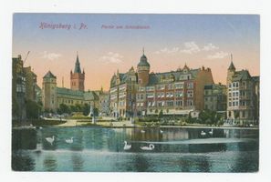 Königsberg (Pr.), Stadtkreis Königsberg Königsberg (Pr.), Partie am Schloßteich XX Königsberg, Schloßteich