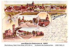 Bischofsburg, Stadt, Kreis Rößel  