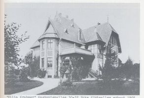 Königsberg (Pr.), Stadtkreis Königsberg Kastanienallee 30-32 Königsberg , Kastanienallee Ecke Körteallee,  Villa Krahmer  Königsberg, Stadtteil Amalienau