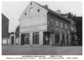 Rastenburg, Stadt, Kreis Rastenburg Neuer Markt