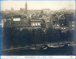 Königsberg (Pr.), Stadtkreis Königsberg Königsberg, Blick von der Börse zum Schloß II Königsberg, Schloß